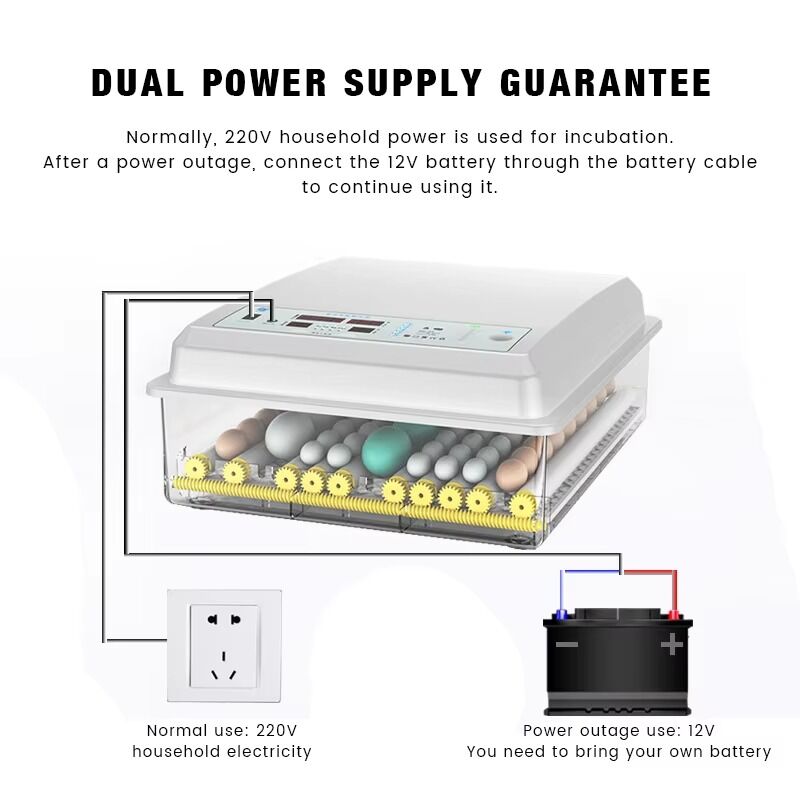 YES4PETS Automatic Digital LED 220 Egg Incubator Humidifier Egg Hatching Temperature Control