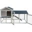 YES4PETS 147cm Rabbit Hutch Quail Run Wooden Cage Guinea Pig Cage House