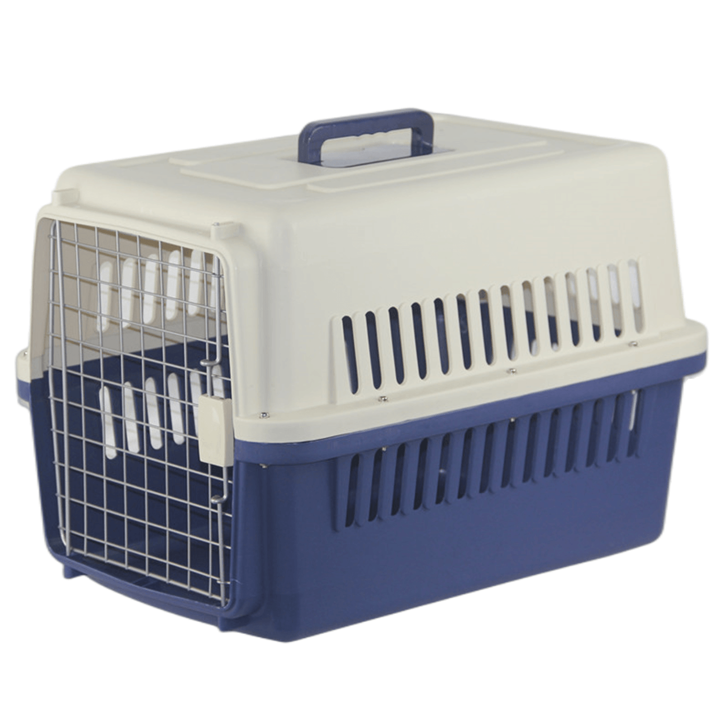YES4PETS New Medium Dog Cat Rabbit Crate Pet Airline Carrier Cage With Bowl and Tray 5 Colour