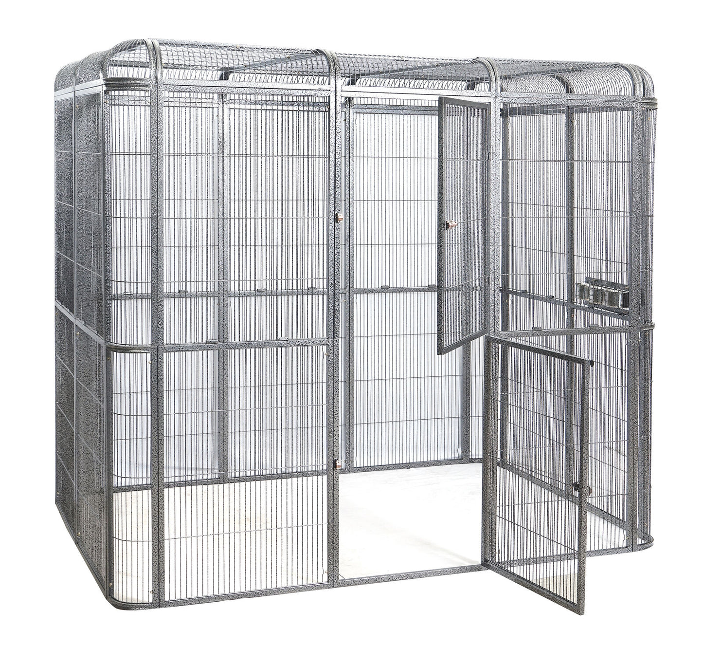 YES4PETS XXXXL Walk-in Bird Cat Dog Chicken Rabbit Cage Pet Parrot Aviary  Perch 219x158x203cm With Green Cover