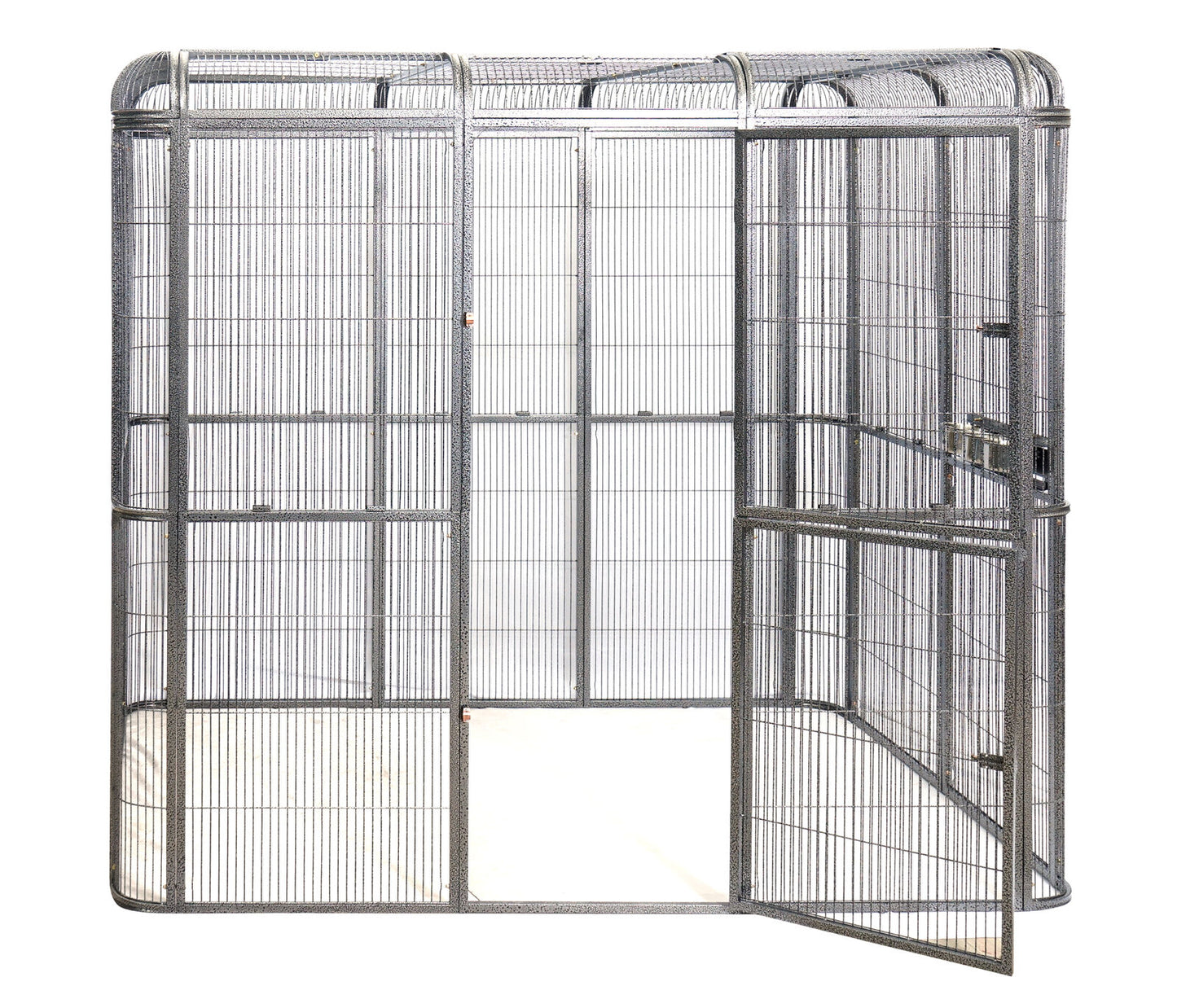 YES4PETS XXXXL Walk-in Bird Cat Dog Chicken Rabbit Cage Pet Parrot Aviary  Perch 219x158x203cm With Green Cover