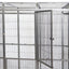 YES4PETS XXXXL Walk-in Bird Cat Dog Chicken Rabbit Cage Pet Parrot Aviary  Perch 219x158x203cm With Green Cover