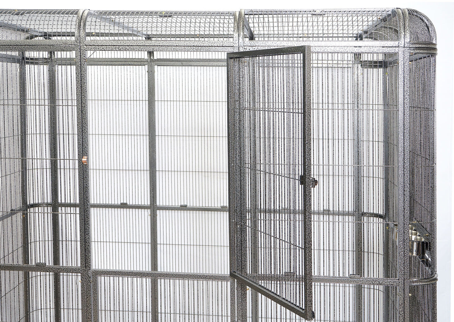 YES4PETS XXXXL Walk-in Bird Cat Dog Chicken Rabbit Cage Pet Parrot Aviary  Perch 219x158x203cm With Green Cover