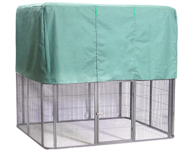 YES4PETS XXXXL Walk-in Bird Cat Dog Chicken Rabbit Cage Pet Parrot Aviary  Perch 219x158x203cm With Green Cover