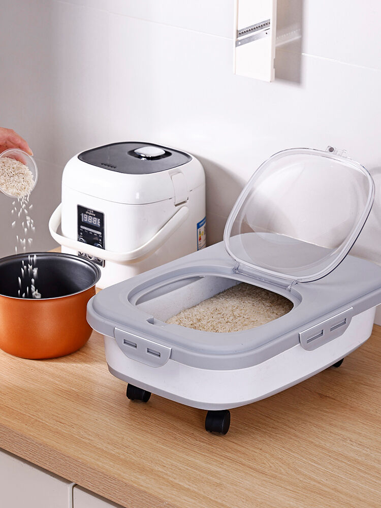 YES4PETS 22L Foldable Pets Dogs Puppy Food Storage Storer Container Wheels