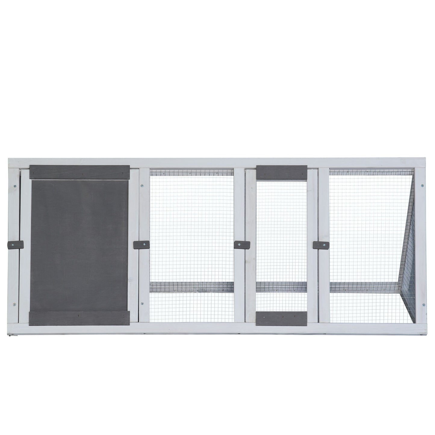 118 CM Grey Rabbit Hutch Guinea Pig Cage , Ferret cage