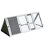 118 CM Grey Rabbit Hutch Guinea Pig Cage , Ferret cage
