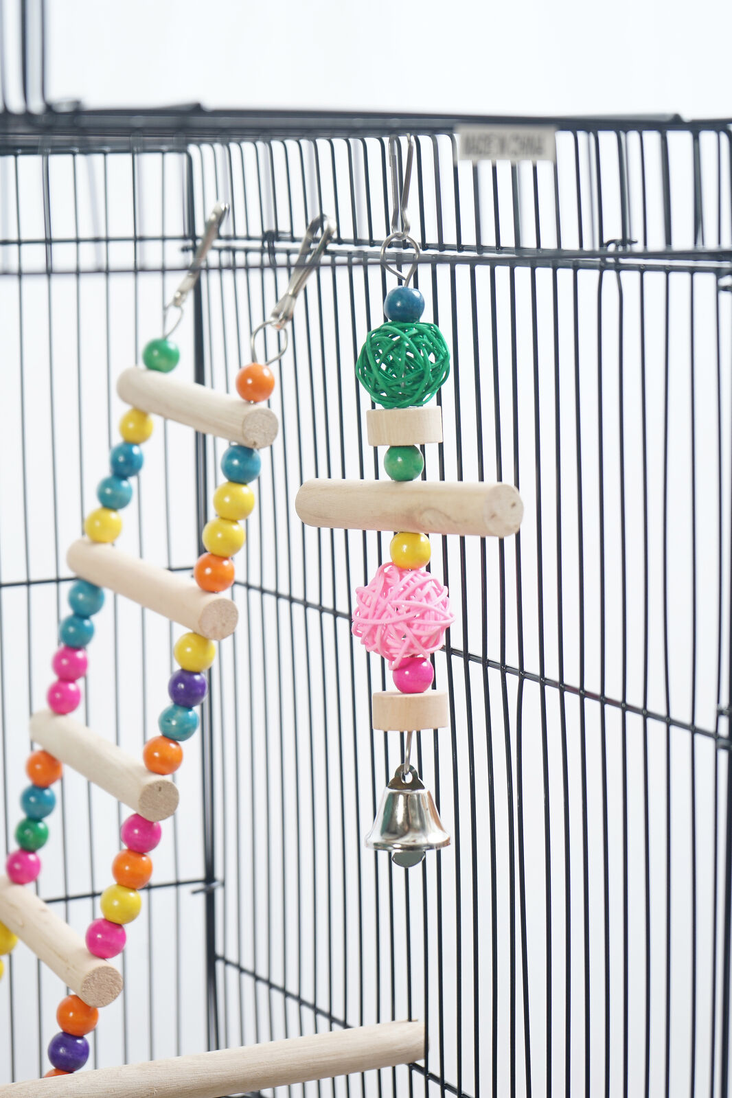 YES4PETS 158cm Large Bird Cage Pet Parrot Aviary Budgie Perch Rolling Stand Castor Wheel