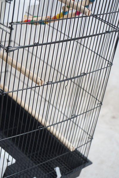 YES4PETS 158cm Large Bird Cage Pet Parrot Aviary Budgie Perch Rolling Stand Castor Wheel