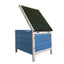 YES4PETS Blue & White Small Chicken Coop Rabbit Hutch Ferret Cage Guinea Pig Dog Cat Nesting Box