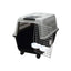 YES4PETS XL Plastic Kennels Pet Carrier Dog Cat Cage Crate With Handle and Removable Wheel