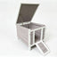 YES4PETS Small Chicken Coop Rabbit Hutch Ferret Cage Guinea Pig Dog Cat Nesting Box