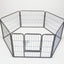 YES4PETS 6 Panel 60 cm Heavy Duty Pet Dog Puppy Cat Rabbit Exercise Playpen Fence With Cover