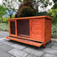YES4PETS XXL Rabbit Hutch Guinea Pig Cage , Ferret cage Chicken Coop W Pull Out Tray 150x60x75 cm