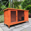 YES4PETS XXL Rabbit Hutch Guinea Pig Cage , Ferret cage Chicken Coop W Pull Out Tray 150x60x75 cm