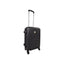 Medium Black ABS Luggage Suitcase 3 Code Lock Travel Carry  Bag Trolley