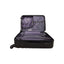 Medium Black ABS Luggage Suitcase 3 Code Lock Travel Carry  Bag Trolley