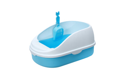 YES4PETS Medium Portable Cat Toilet Litter Box Tray with Scoop