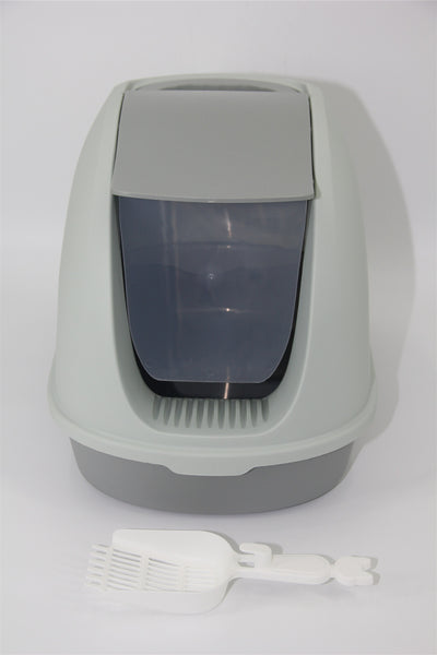 YES4PETS Portable Hooded Cat Toilet Litter Box Tray House with Handle and Scoop