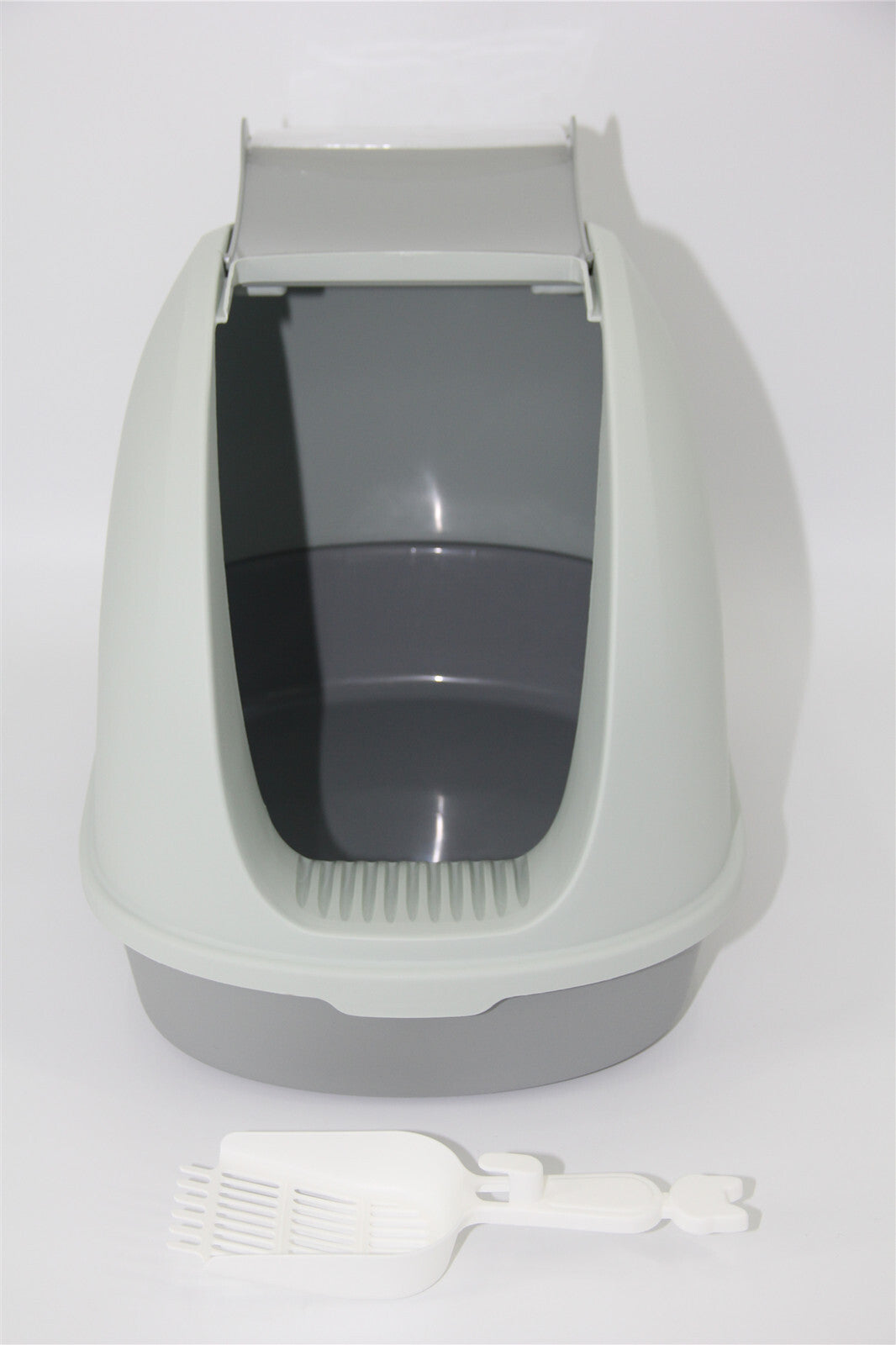 YES4PETS Portable Hooded Cat Toilet Litter Box Tray House with Handle and Scoop