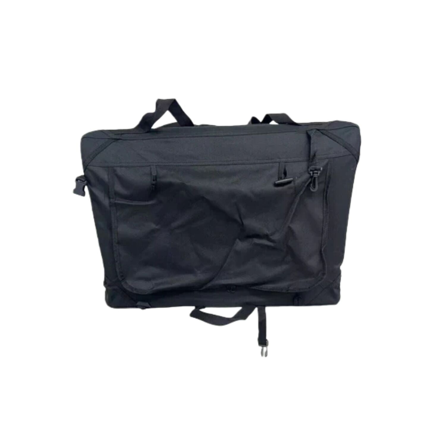 YES4PETS Medium Foldable Soft Dog Cat Puppy Rabbit Crate Bag With Curtain Black