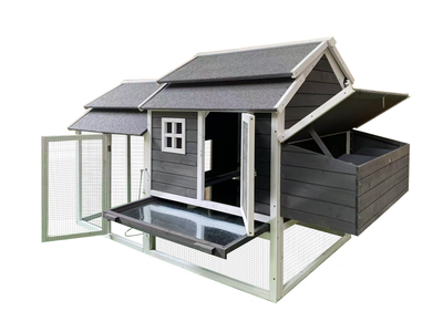 YES4PETS 230 CM XL Chicken Coop Rabbit Hutch Guinea Pig Cage Ferret House