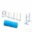 YES4PETS Portable Dog Puppy Training Practice Weave Poles Agility Post Exercise Tunnel Jump Tyre Set
