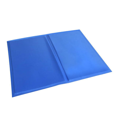2X Pet Cooling Bed Gel Mat Dog Cat Non-Toxic Cool Pad Puppy Cold Summer 50x40 CM