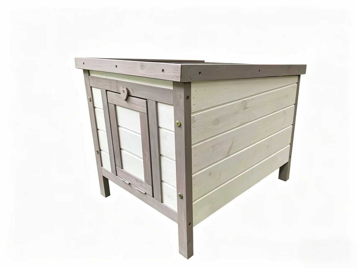 YES4PETS White Small Chicken Coop Rabbit Hutch Ferret Cage Guinea Pig Dog Cat Nesting Box