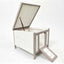 YES4PETS White Small Chicken Coop Rabbit Hutch Ferret Cage Guinea Pig Dog Cat Nesting Box