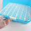 YES4PETS Small Rabbit Guinea Pig Potty Training Tray Pet Puppy Toilet Trays Loo Pad Mat