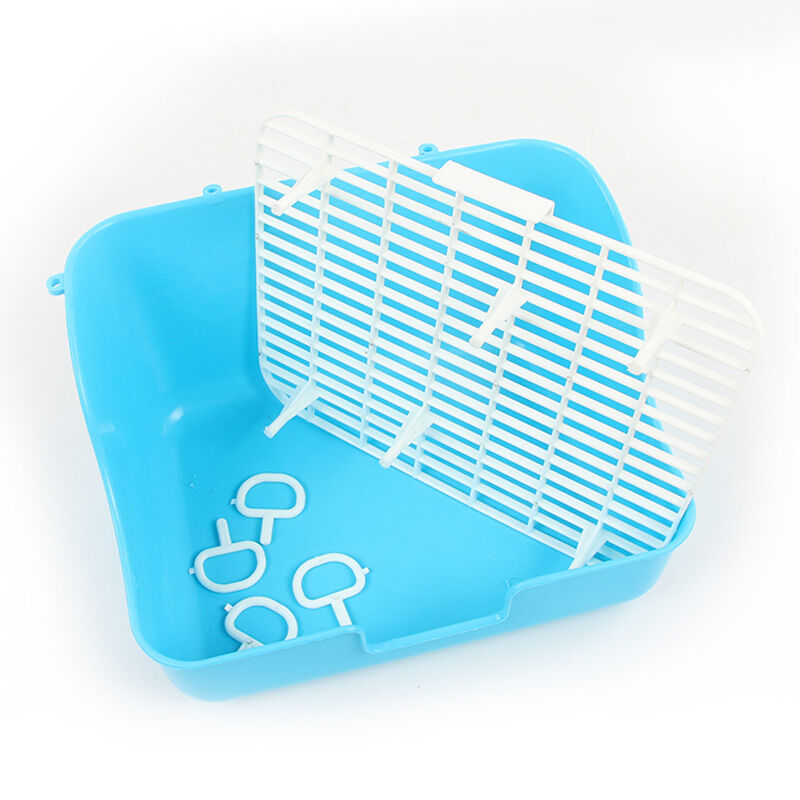 YES4PETS Small Rabbit Guinea Pig Potty Training Tray Pet Puppy Toilet Trays Loo Pad Mat