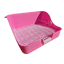 YES4PETS Small Rabbit Guinea Pig Potty Training Tray Pet Puppy Toilet Trays Loo Pad Mat