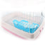 YES4PETS Small Rabbit Guinea Pig Potty Training Tray Pet Puppy Toilet Trays Loo Pad Mat