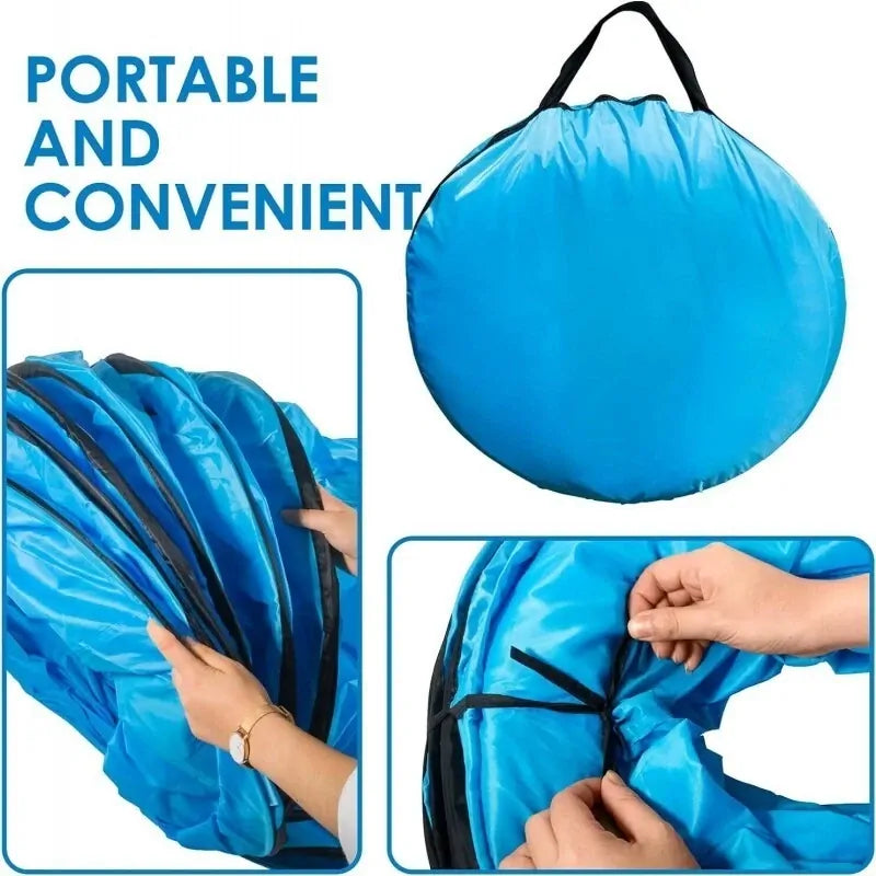 YES4PETS Portable Pet Dog Agility Training Exercise Cat Tunnel Chute 3M