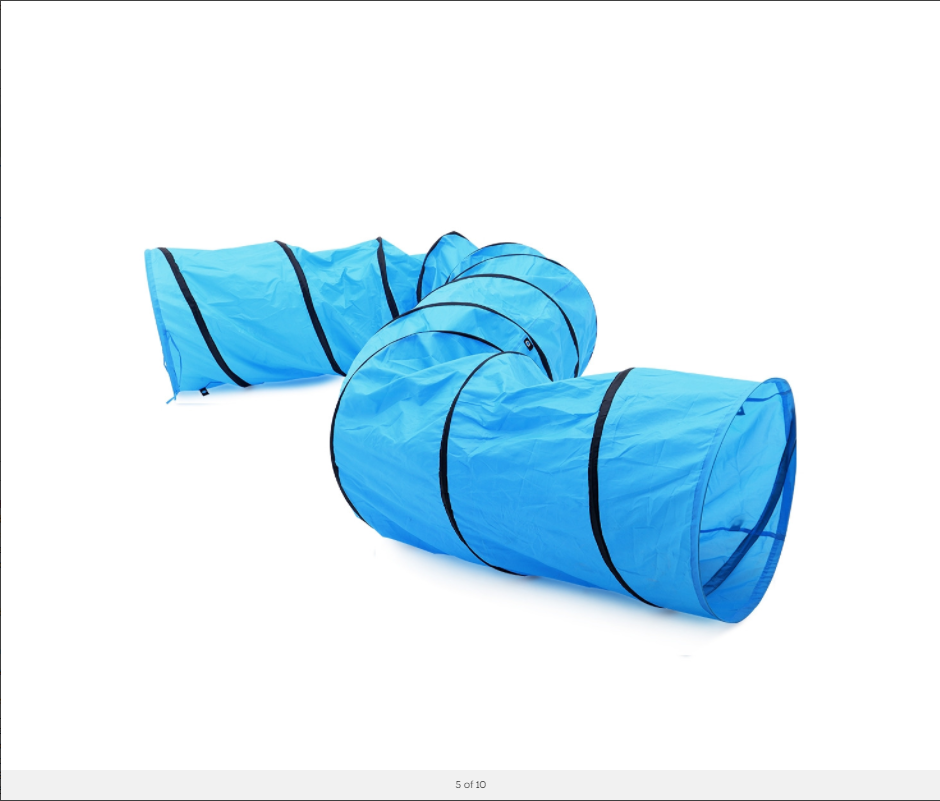 YES4PETS Portable Pet Dog Agility Training Exercise Cat Tunnel Chute 3M