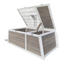 YES4PETS Tortoise Medium House Turtle Habitat Enclosure Wooden Small Animal Hutch Indoor Outdoor