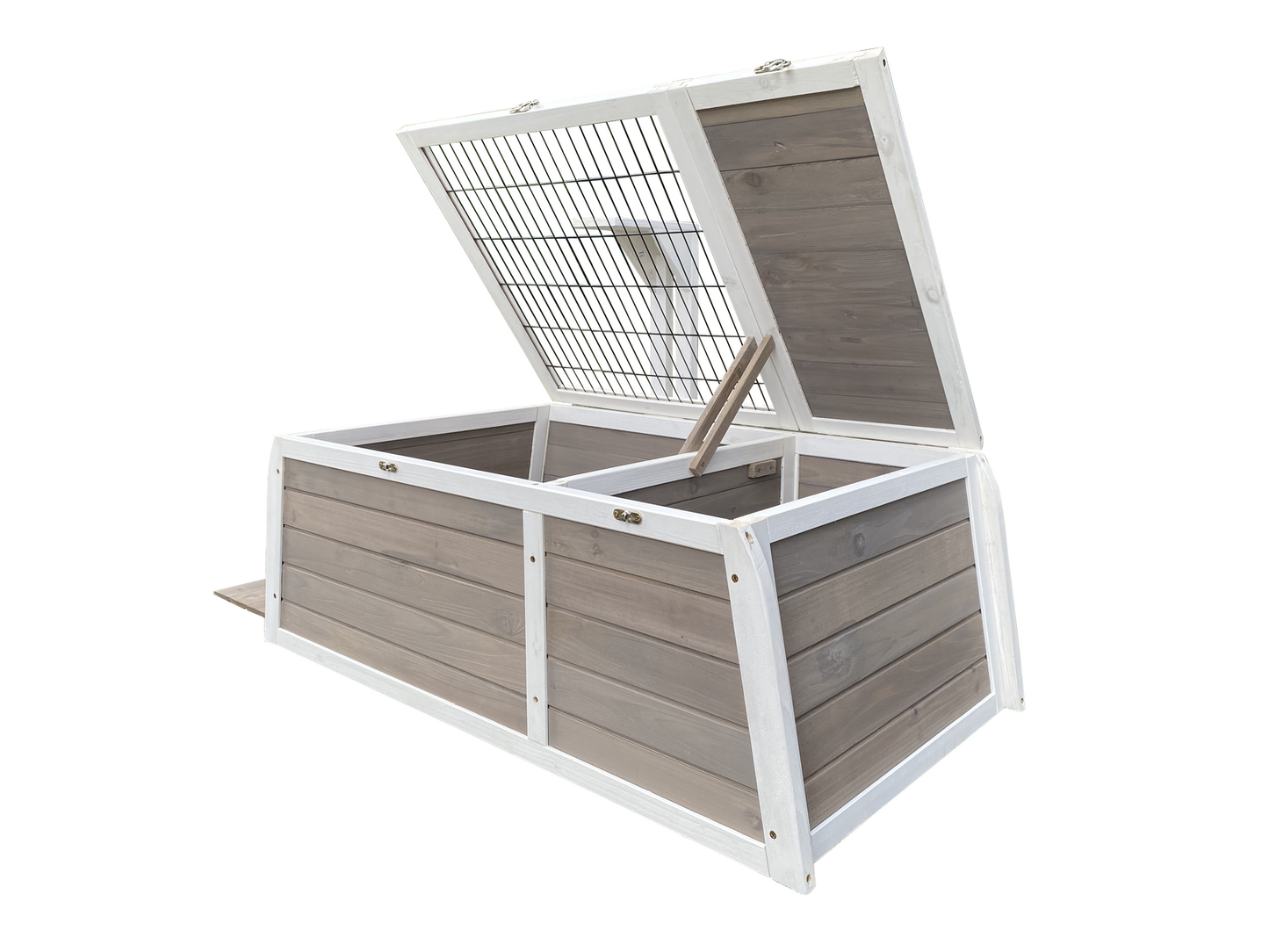 YES4PETS Tortoise Medium House Turtle Habitat Enclosure Wooden Small Animal Hutch Indoor Outdoor