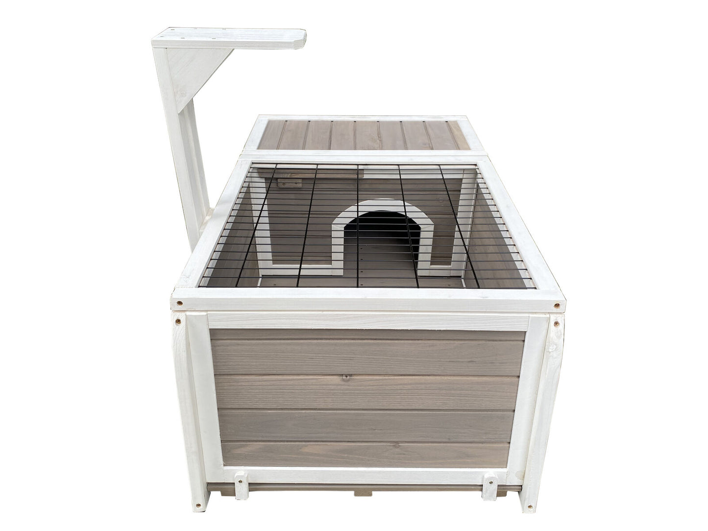 YES4PETS Tortoise Medium House Turtle Habitat Enclosure Wooden Small Animal Hutch Indoor Outdoor