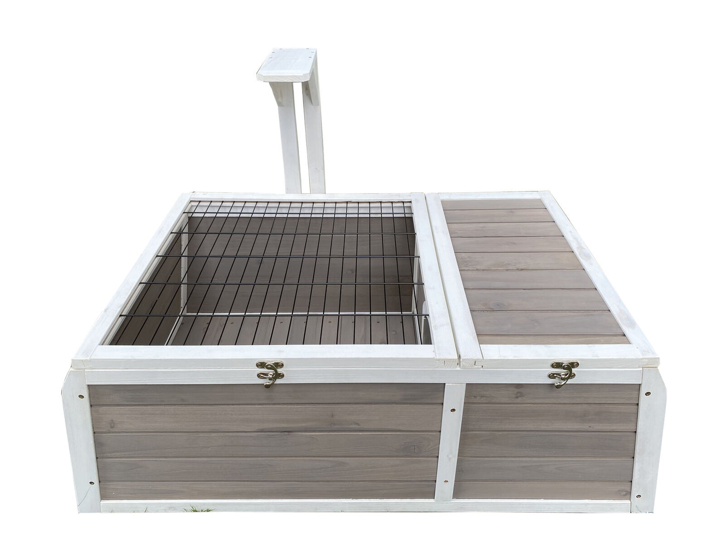 YES4PETS Tortoise Large House Turtle Habitat Enclosure Wooden Small Animal Hutch Indoor Outdoor