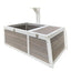 YES4PETS Tortoise Large House Turtle Habitat Enclosure Wooden Small Animal Hutch Indoor Outdoor