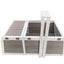 YES4PETS Tortoise Large House Turtle Habitat Enclosure Wooden Small Animal Hutch Indoor Outdoor