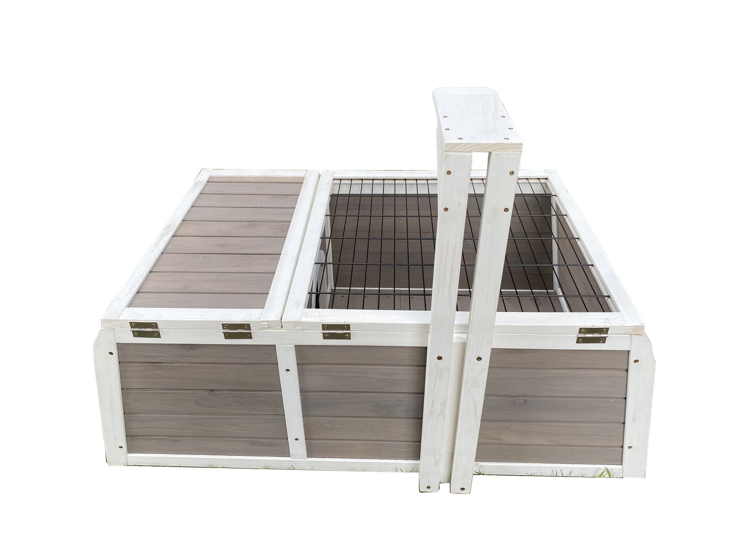 YES4PETS Tortoise Large House Turtle Habitat Enclosure Wooden Small Animal Hutch Indoor Outdoor