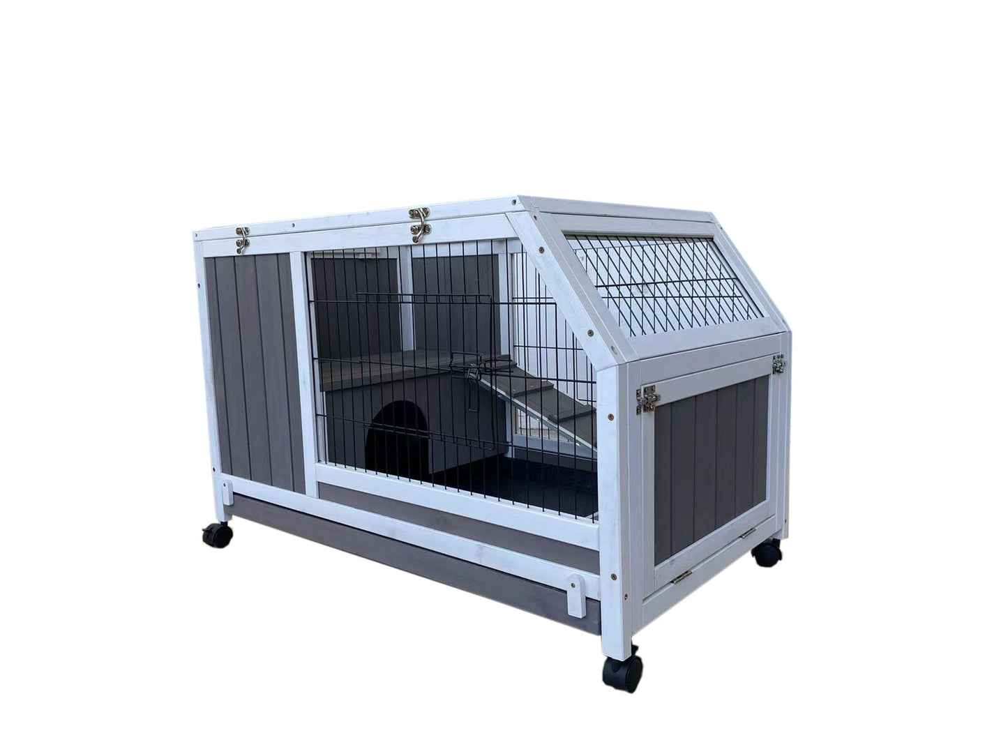 YES4PETS Rabbit Hutch Cat Ferret House Cage Guinea Pig Ferret Cage