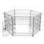 YES4PETS 24' 6 Panel Pet Playpen Fold Exercise Cage Fence Enclosure