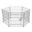 YES4PETS 24' 6 Panel Pet Playpen Fold Exercise Cage Fence Enclosure