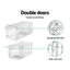 YES4PETS Animal Trap Humane Possum Cage Live Animal Safe Catch Rabbit Cat Hare 60x18x21cm