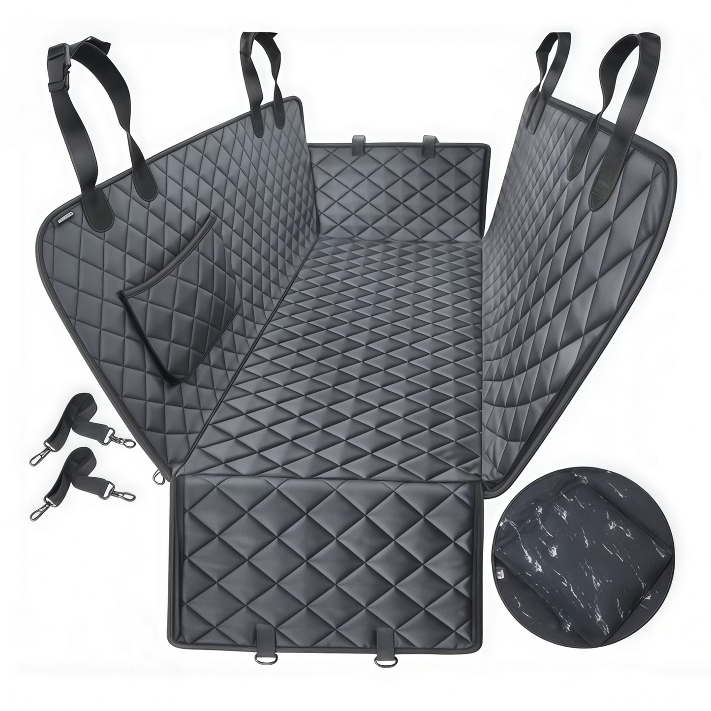 YES4PETS Waterproof Premium Pet Cat Dog Back Car Seat Cover Hammock NonSlip Mat Protector 135x145cm