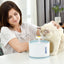 YES4PETS 2.4L Automatic Electric Pet Water Fountain Dog Cat Water Feeder Bowl Dispenser 9x Filters