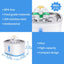 YES4PETS 2.5L Automatic Electric Pet Water Fountain Dog Cat Water Feeder Bowl Dispenser 17x Filters